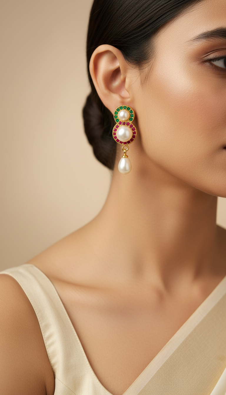 Fresh Water Pearl Earrings
